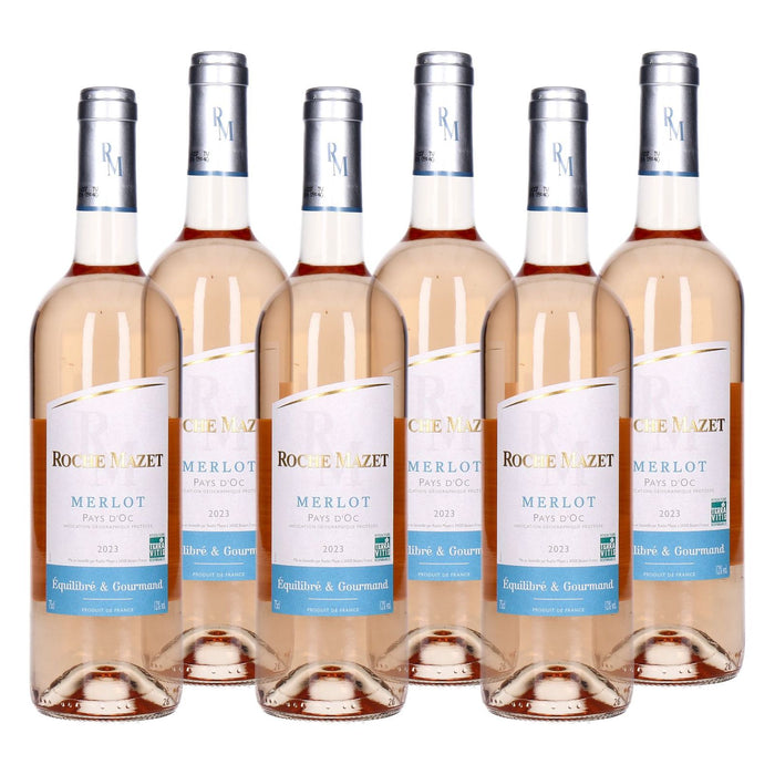 Roche Mazet Merlot Roséwein 6 x 0,75 L