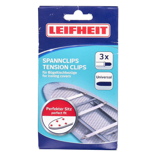 Produktbild Bügelbrett - LEIFHEIT Spannclips / Bügeltischspanner 3 Stück
