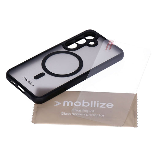 Produktbild Smartphone-Hülle - Mobilize Protection Pack Samsung S24 5G Hybrid clearblack