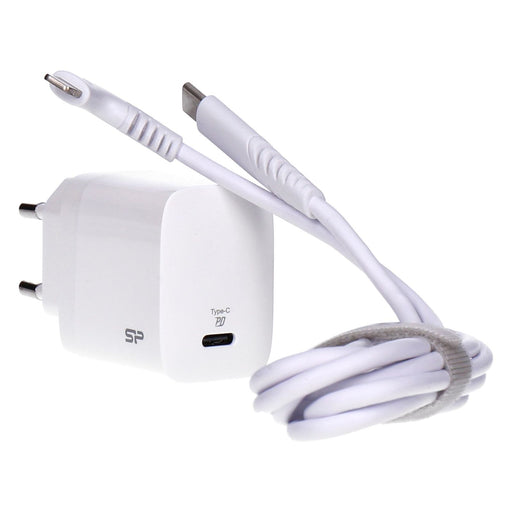 Produktbild Smartphone-Ladegerät - Silicon Power Power Charger USB-C /Lightning 18W Weiß