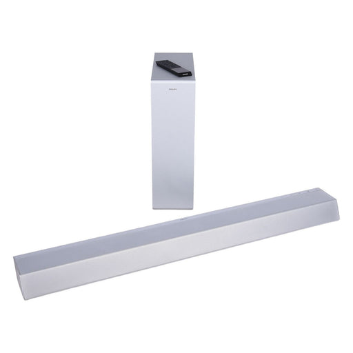 Produktbild Soundbar - Philips B8505/10 2.1 Kanal Soundbar mit kabellosem Subwoofer HDM USB Bluetooth WiFi Silber