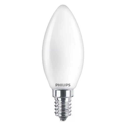 Produktbild Spezialleuchtmittel - Philips 40W B35 E14 Filament-Kerzenlampe 2er-Pack Milchglas