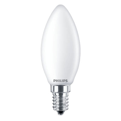 60W B35 E14 LED-Filament-Kerzenlampe Milchglas