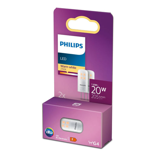 Produktbild LED-Leuchtmittel - Philips 20W G4 LED Stiftsockellampe 2er-Pack