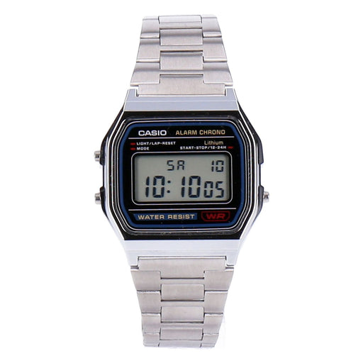 Produktbild Quarzuhr - Casio A158WA-1DF Vintage Armbanduhr Edelstahl Quarz