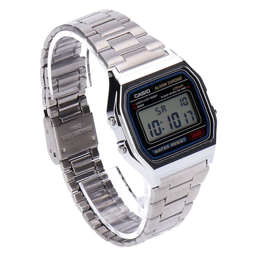 Produktbild Quarzuhr - Casio A158WA-1DF Vintage Armbanduhr Edelstahl Quarz
