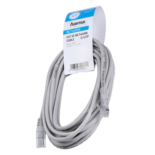 Produktbild Netzwerkkabel - hama CAT-5e Netzwerkkabel 5 m grau