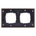 Gira Abdeckrahmen 2-fach Gira Esprit 0212127 Alum. Braun