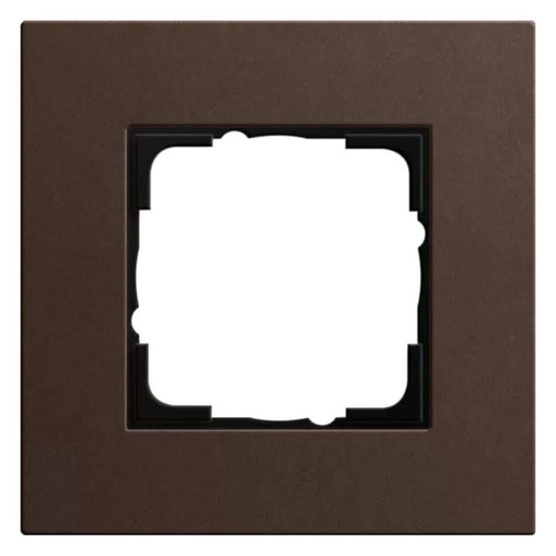 Produktbild Montagezubehör - Gira Abdeckrahmen 1fach 0211223 Dunkelbraun Gira Esprit