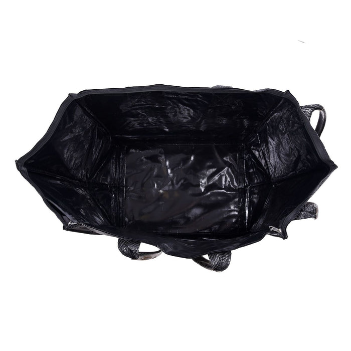 Hulken® Large Shopper mit Rollen Black
