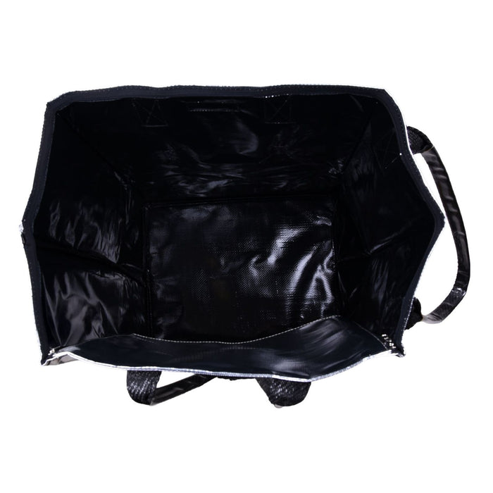 Hulken® Large Shopper mit Rollen Silver