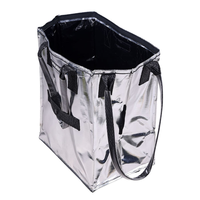 Hulken® Medium Shopper mit Rollen Silver