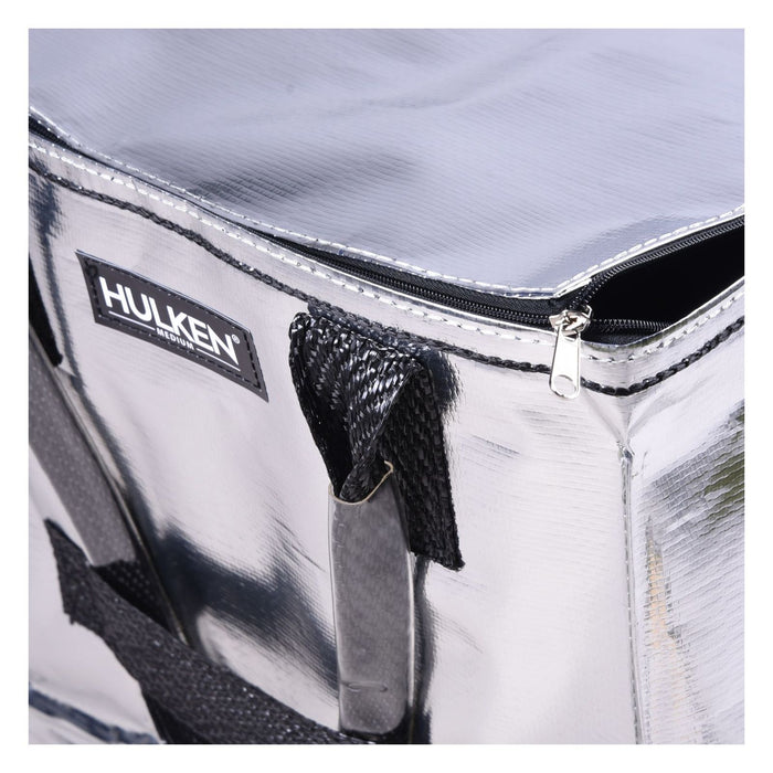 Hulken® Medium Shopper mit Rollen Silver