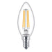 Philips 60W E14 LED-Filament-Lampe transparent