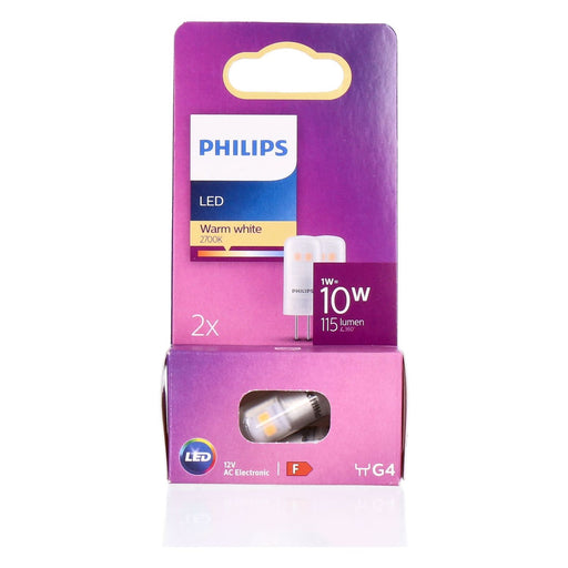 Produktbild LED-Leuchtmittel - Philips 10W G4 LED Stiftsockellamp 2er Pack