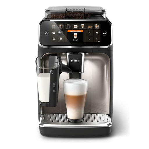 Produktbild Kaffeevollautomat - Philips Kaffeevollautomat 5400 Series Latte Go schwarz/silber