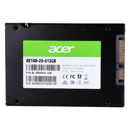 Produktbild interne SSD - Acer SSD RE100 Sata 2,5" 512GB