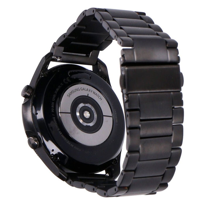 Samsung Galaxy Watch3 Titan 45mm Mystic Black Titaniumgehäuse Schwarz, Edelstahlarmband Schwarz