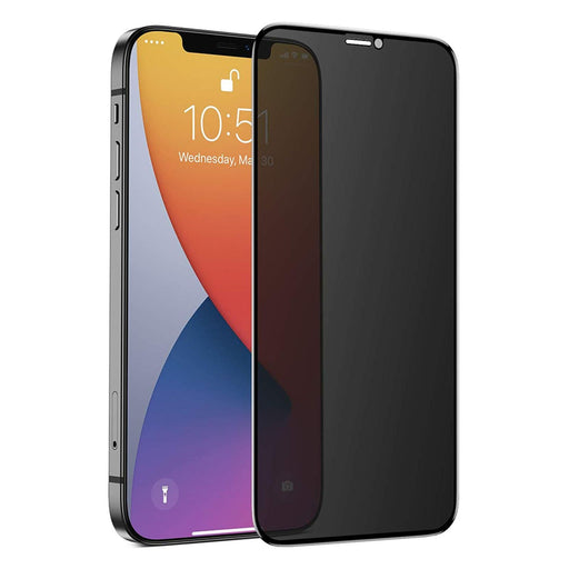 Produktbild Displayschutzglas - nevox NEVOGLASS 3D Privacy Curved Displayschutz passend für Apple iPhone SE (2022/2020), 7, 8