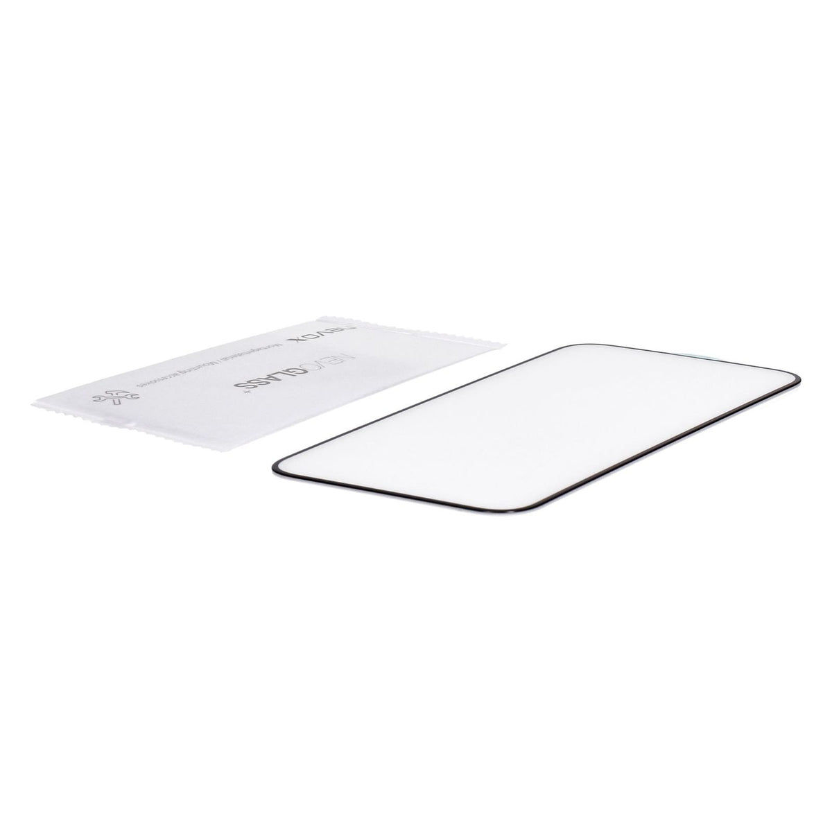 Produktbild Displayschutzglas - nevox NEVOGLASS 3D Curved Displayschutz passend für Apple iPhone 15 Plus, 16 Plus