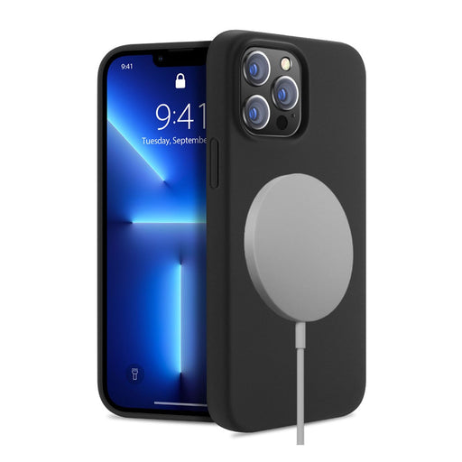 Produktbild Smartphone-Hülle - nevox StyleShell SHOCK Smartphone Hülle Schwarz passend für Apple iPhone 15 Pro mit Magsafe