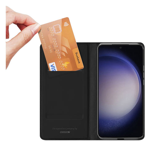 Produktbild Smartphone-Hülle - nevox VARIO Series Handy Klapphülle Schwarz passend für Samsung Galaxy S25