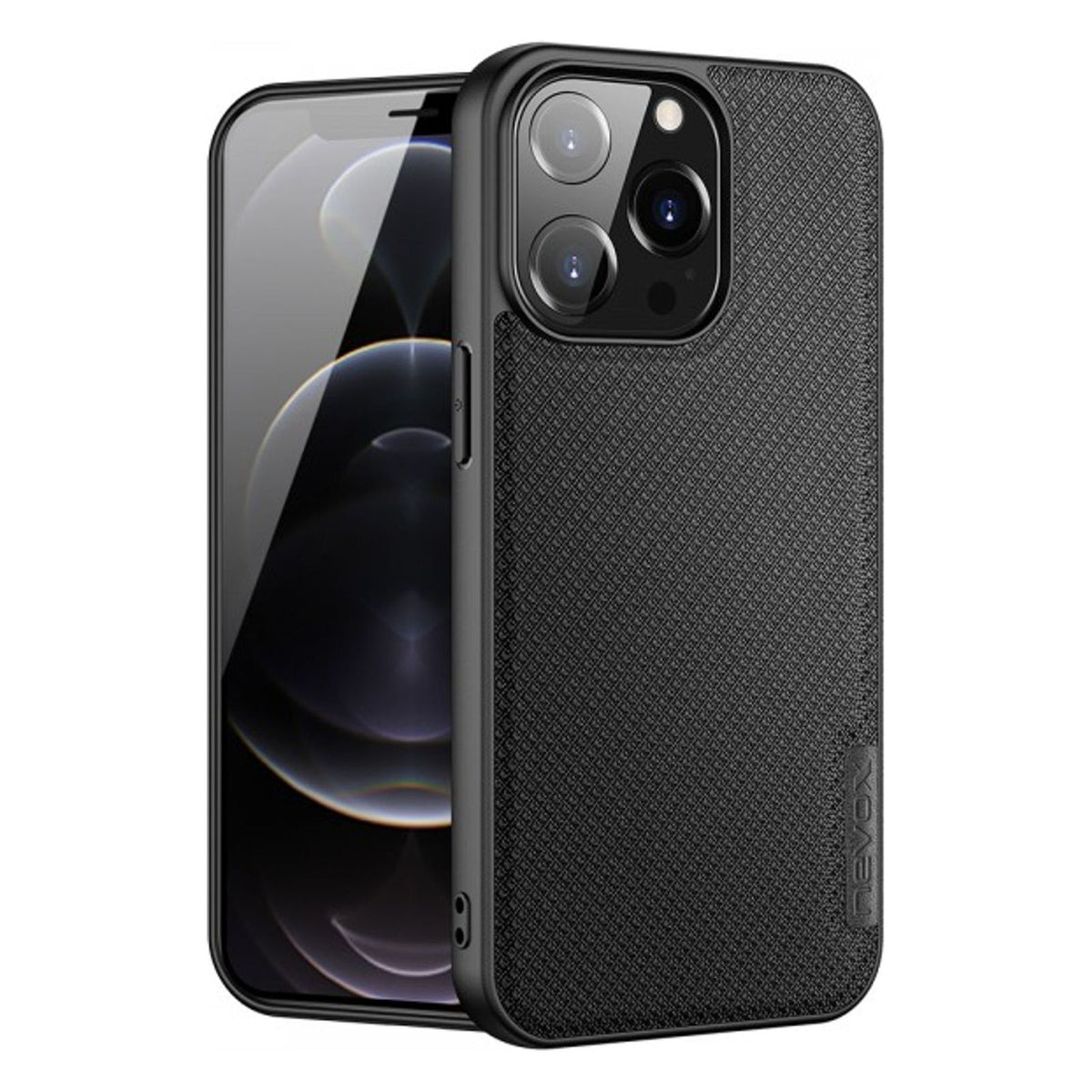 Produktbild Smartphone-Hülle - nevox StyleShell NYLO Smartphone Hülle Schwarz passend für Apple iPhone 14 Pro
