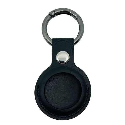 Produktbild Schlüsselanhänger Set - nevox StyleShell Schlüsselanhänger Echtleder Schwarz passend für Apple AirTag