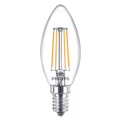 Filament Kerzenlampe Warm White 40W B35 2x E14
