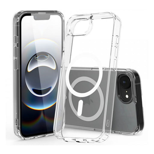 Produktbild Smartphone-Hülle - nevox StylShell SHOCKFLEX mit MagSafe Transparent passend für Apple iPhone 17e, 16e
