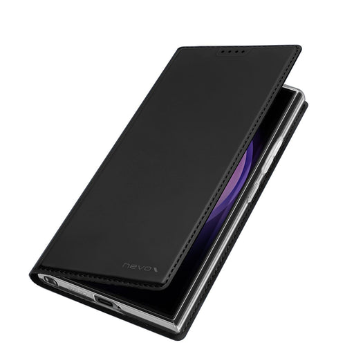 Produktbild Smartphone-Hülle - nevox VARIO Series Handy Klapphülle Schwarz passend für Samsung Galaxy S25 Ultra