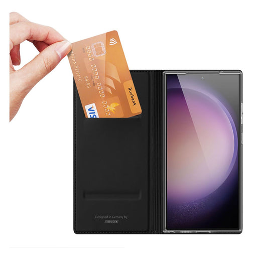 Produktbild Smartphone-Hülle - nevox VARIO Series Handy Klapphülle Schwarz passend für Samsung Galaxy S25 Ultra