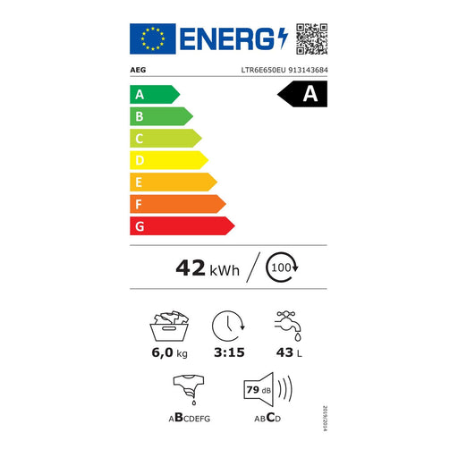Produktbild Waschmaschine - AEG LTR6E650EU 6000 ProSense® / 6 kg
