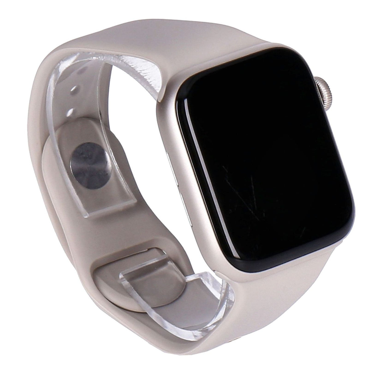 Produktbild Smartwatch - Apple Watch SE 2 44mm GPS Polarstern Aluminiumgehäuse mit Sportarmband Polarstern S/M