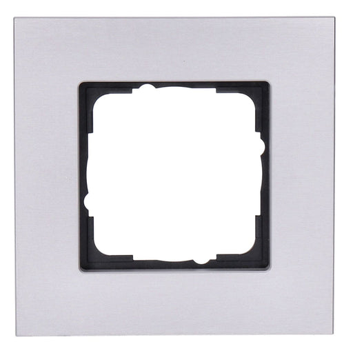 Produktbild Montagezubehör - Gira 021117 Abdeckrahmen 1-fach Esprit Aluminium