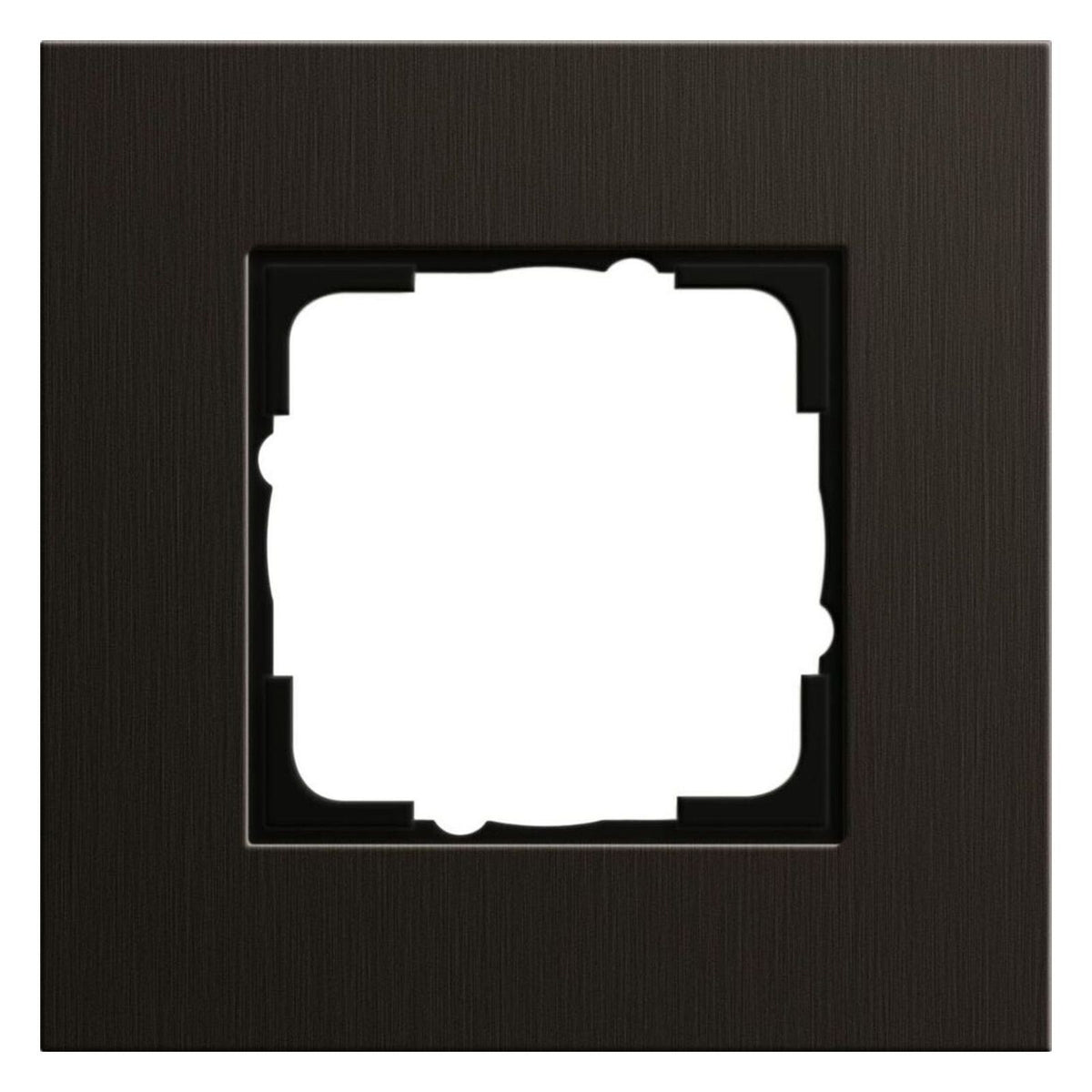 Produktbild Montagezubehör - Gira Abdeckrahmen 0211127 aluminium braun