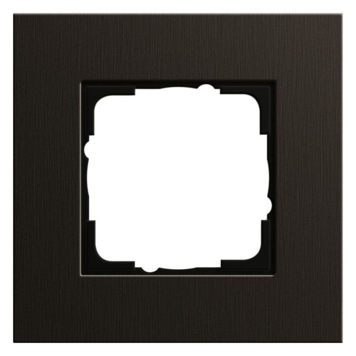 Produktbild Montagezubehör - Gira Abdeckrahmen 0211127 aluminium braun