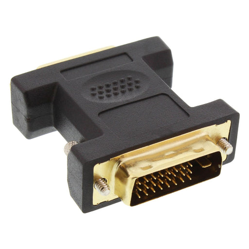 Produktbild Audio- & Video-Adapter - InLine DVI-D Adapter, Digital 24+5 Buchse an DVI- D 24+1 Stecker, verg. Kontakte
