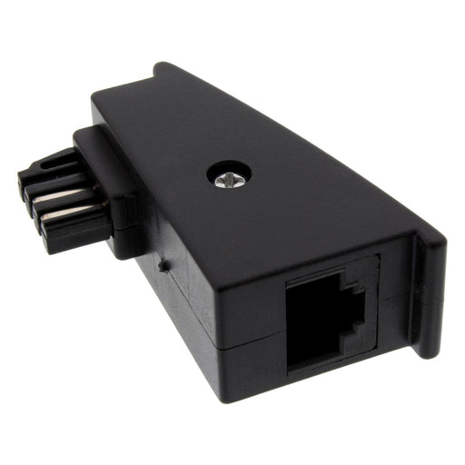 Produktbild Netzwerk-Adapter - InLine TAE-F Stecker auf RJ45 für Fritzbox schwarz