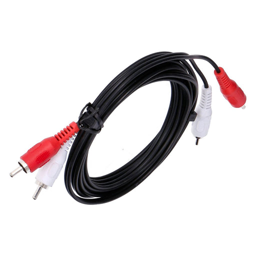 Produktbild Audio-Kabel - Aswo Audio Kabel 2 Cinch auf 2 Cinch 2,5m schwarz