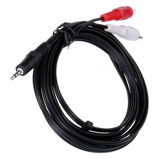Produktbild Audio- & Video-Adapter - Aswo Audio Adapter 3,5mm auf 2x Cinch Buchse 3m schwarz