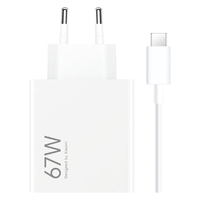 HyperCharge Combo Ladegerät 67 W weiß USB-A + USB-C Kabel BHR6035EU
