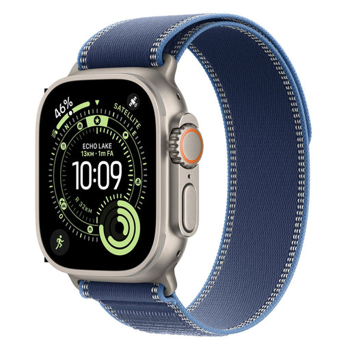 Produktbild Smartwatch - Apple Watch Ultra 3 49mm GPS+LTE Titanium Natural Trail Loop Blue/Bright Blue S/M