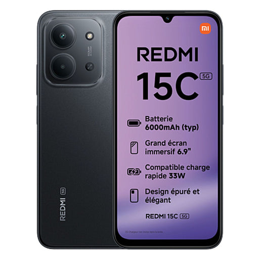 Produktbild Smartphone - Xiaomi Redmi 15C 5G Dual-SIM 256GB Midnight Black