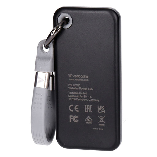 Produktbild externe SSD - Verbatim Pocket ext. SSD 1TB Schwarz
