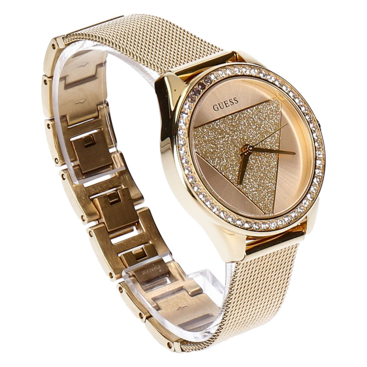 Produktbild Ohne Kategorie - Guess Damen Analog Armbanduhr W1142L Goldfarben