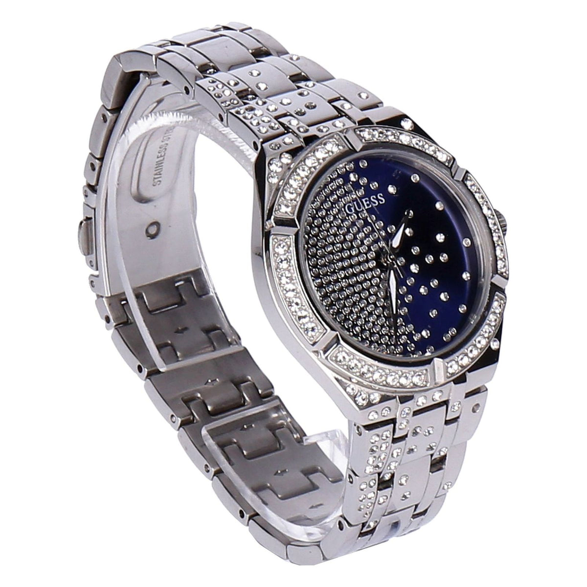Produktbild Ohne Kategorie - Guess Afterglow Damen Armbanduhr GW0312L1 Silber