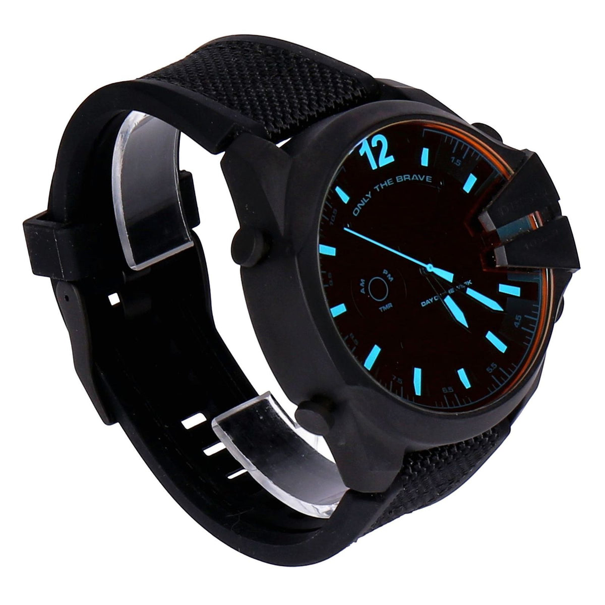 Produktbild Quarzuhr - Diesel Mega Chief Herren Armbanduhr Schwarz 59 mm DZ4548