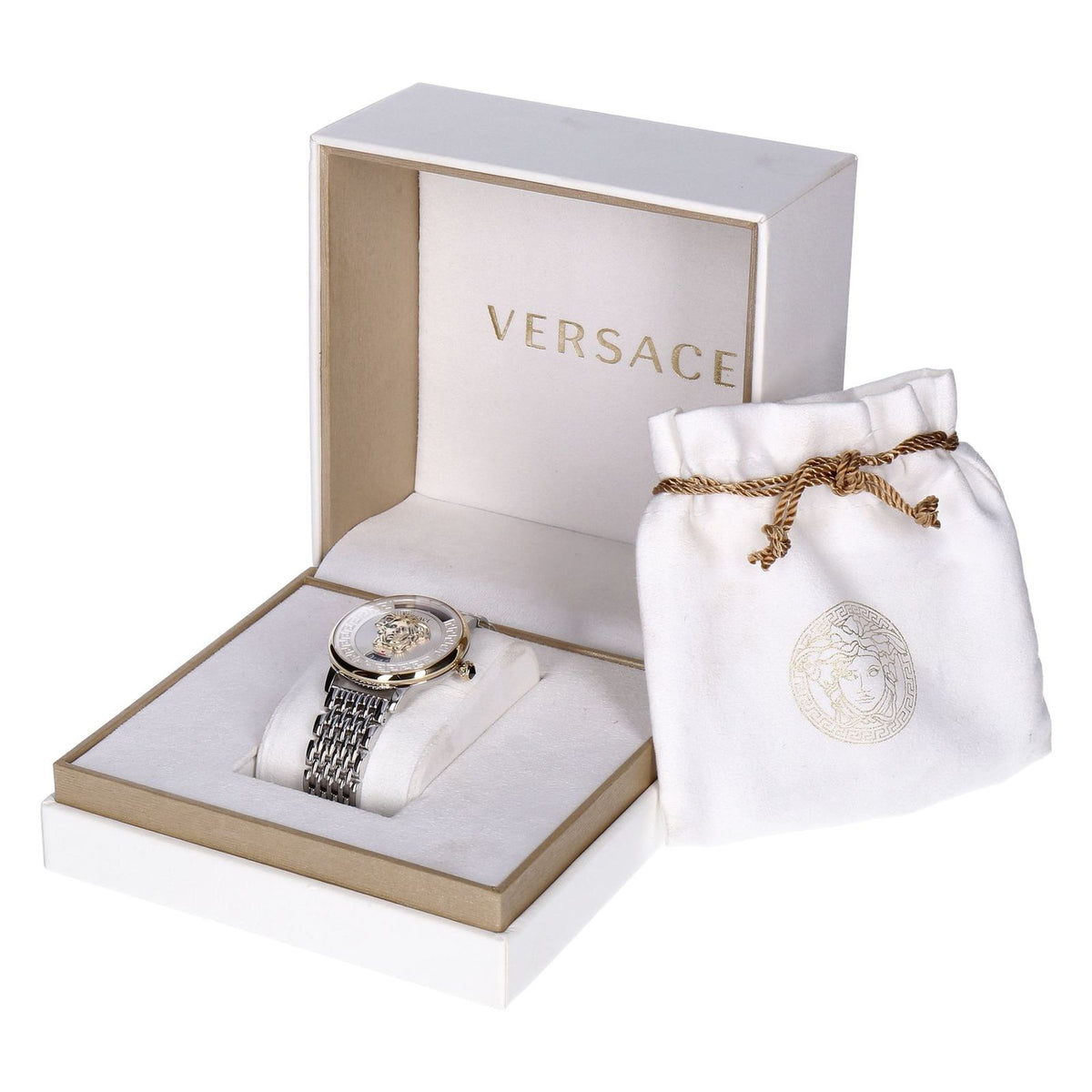 Produktbild Ohne Kategorie - Versus Versace  Damen Armbanduhr Medusa Silber