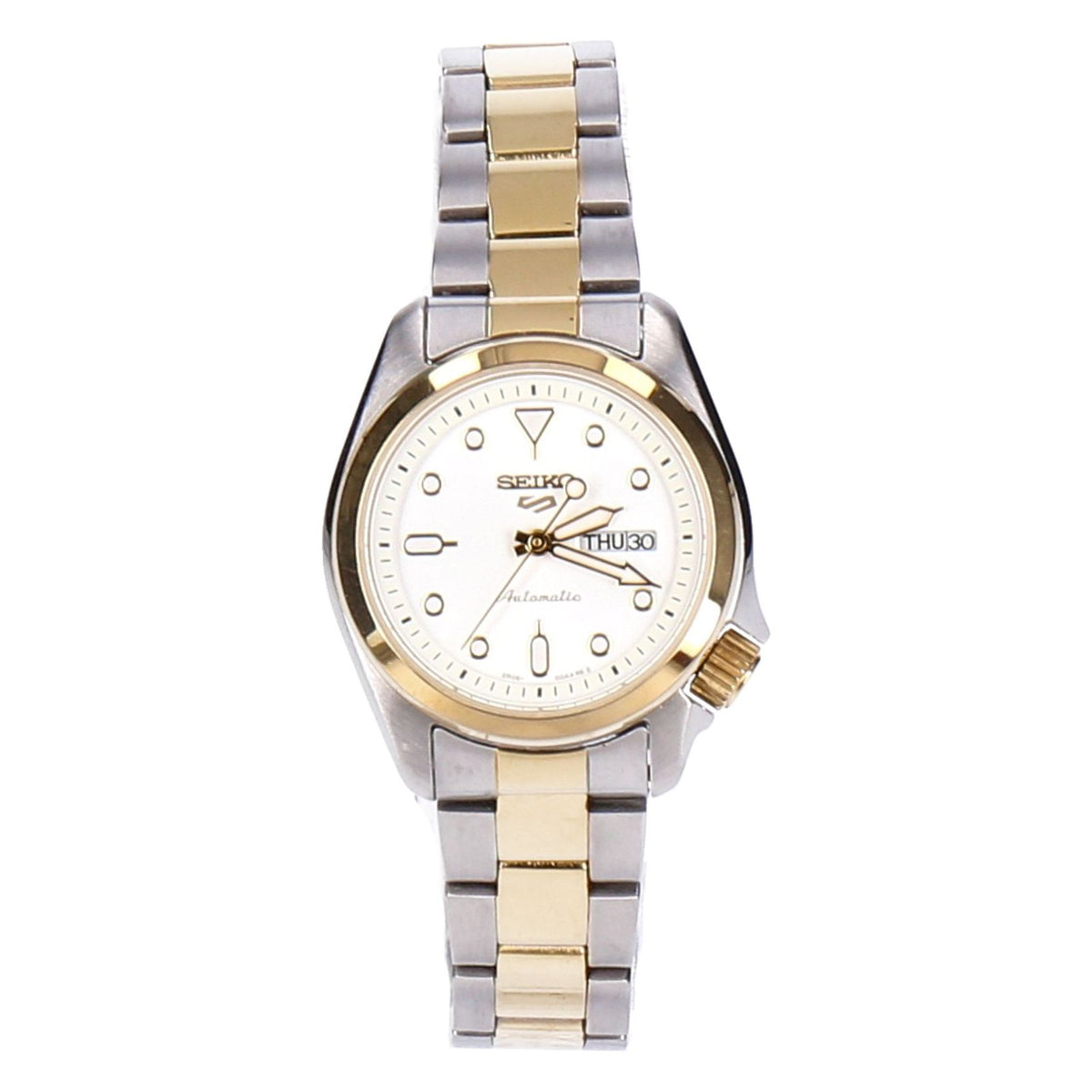 Produktbild Automatikuhr - Seiko 5 Sports Automatik Edelstahl Damen Armbanduh SRE004K1